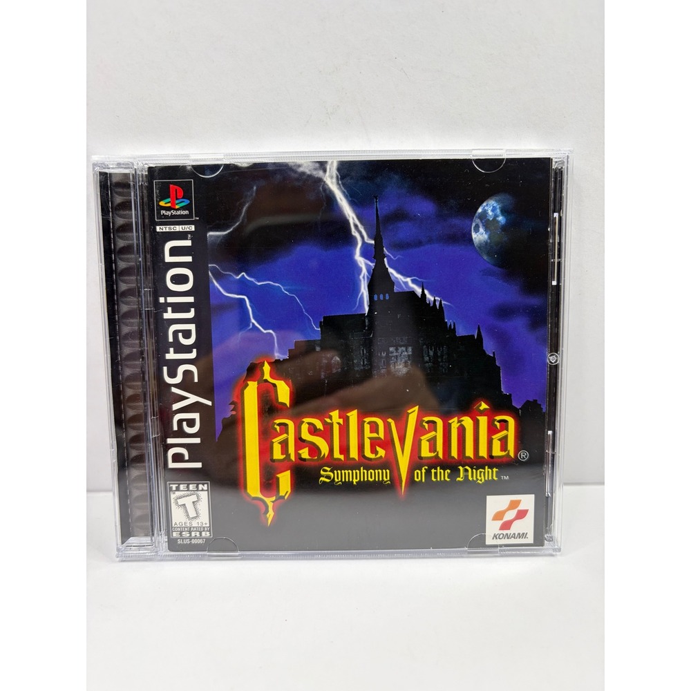Castlevania Symphony of the Night Sony PlayStation PS1 Black Label CIB